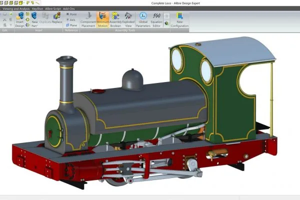 Historische Dampflokomotive