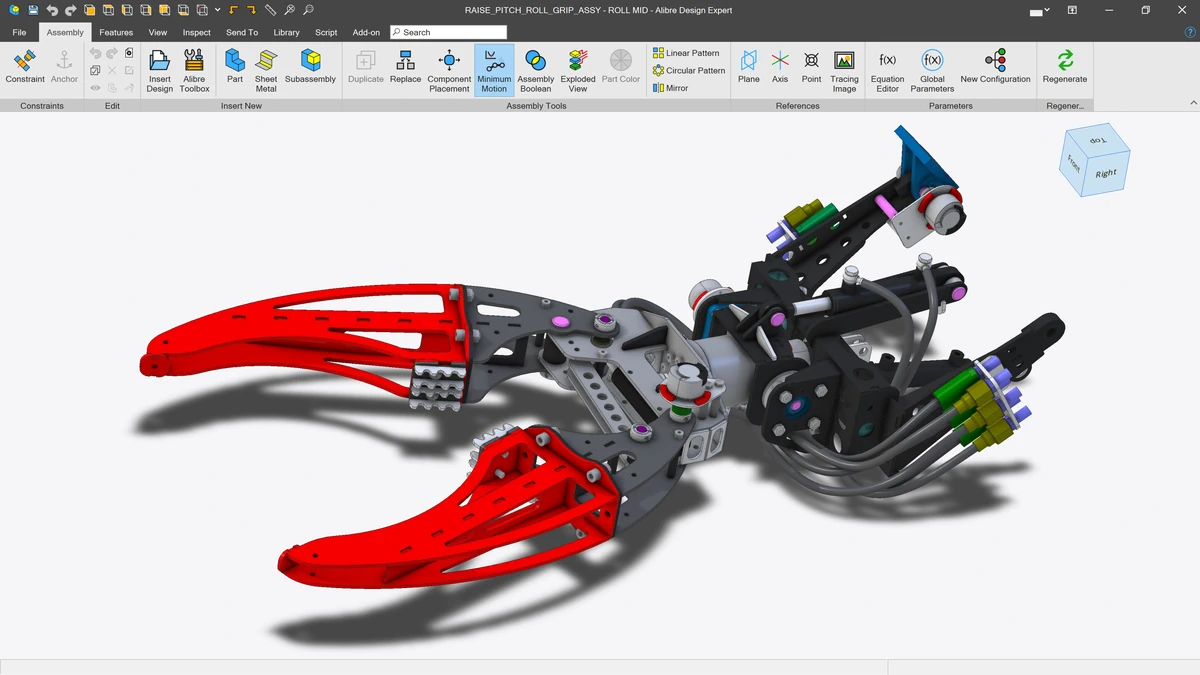 Mechanische Zeichnung in Alibre Design