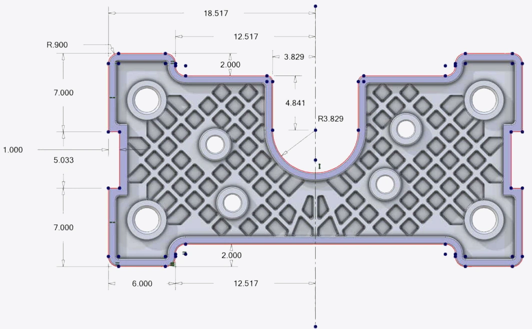 Alibre Design Skizze