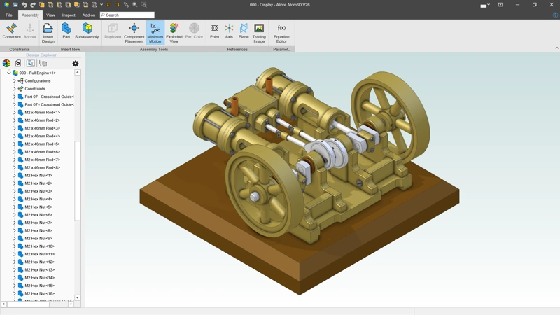 Alibre Design atom 3d learing cad